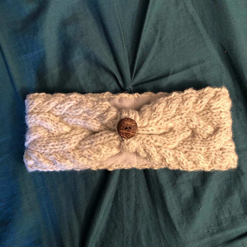 Aran Wool Earmuffs, NWOT